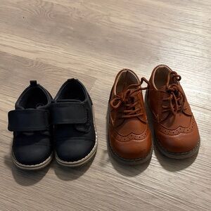 Stylish Black and Brown Toddler Shoes
